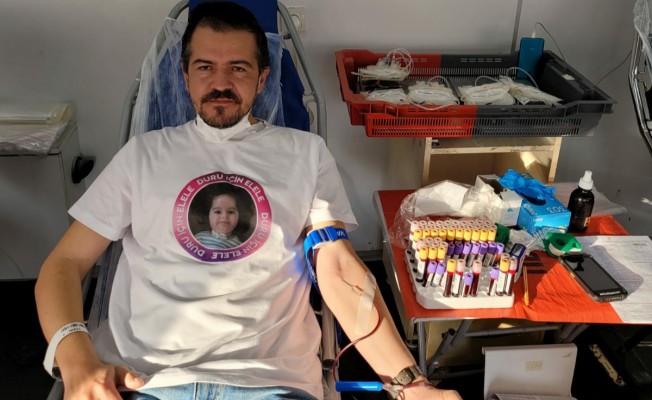Duru'nun ailesi kan bağışında bulundu