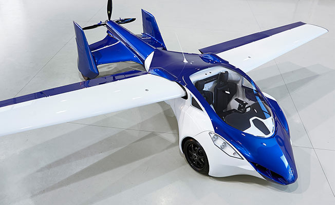 Bu araba gerçekten uçuyor