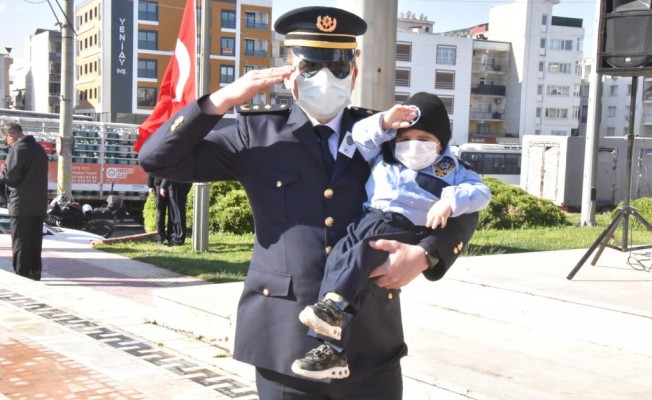 Torbalı’da Polis Haftası etkinliğinde minik sürpriz