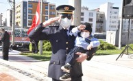 Torbalı’da Polis Haftası etkinliğinde minik sürpriz