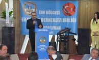 Ege Bölgesi Erzurum Dernekler Birliği Federasyonu iftarda buluştu